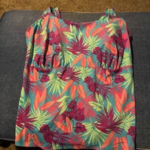 EUC Lands End Underwire Bathing Suit Top- 24W